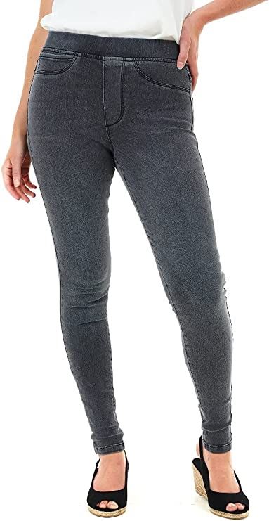 LADIES JEGGINGS GREY 12